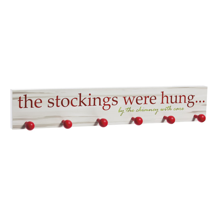 Andover Mills™ The Stockings Were Hung... Wooden Stocking Holder
